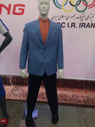 لباس فرم کاروان ایران در مراسم افتتاحیه المپیک ریو 2016