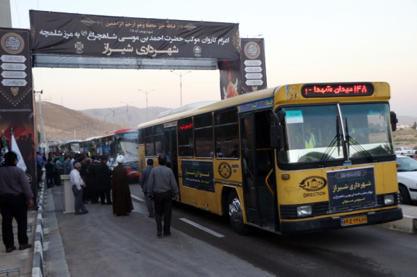 حضور بیش از  ۶۵۰ نیروی شهرداری شیراز جهت خدمت‌رسانی به زوار حسینی در محور شلمچه