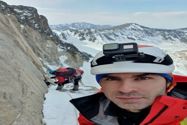 کوهنورد شیرازی در اندیشه فتح قله ۷۱۳۵ متری لنین قرقیزستان