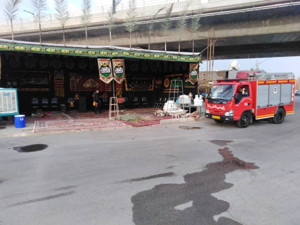 آمادگی سازمان آتش‌نشانی شیراز در ایام محرم