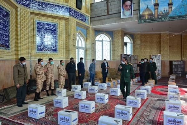 توزیع ۱۵۰۰ بسته معیشتی دردهه فجر  / آزادی  ۱۹ زندانی به همت سپاه ناحیه محمد رسول الله (ص) شیراز