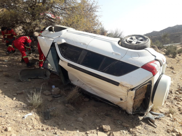 واژگونی خودرو در جاده شیراز کازرون یک کشته بر جای گذاشت