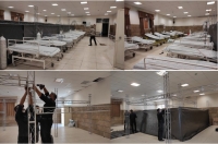آماده سازی و تجهیز بزرگترین مرکز بستری موقت بیماران کووید (Opat) در شیراز