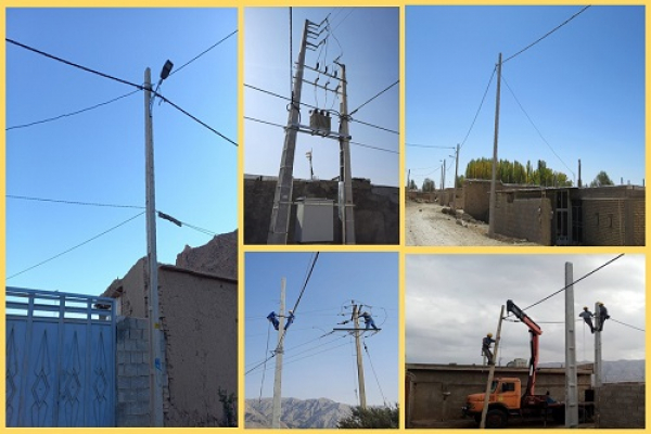 بهسازی شبکه برق 480 روستای فارس در طرح بهارستان تا پایان سال جاری
